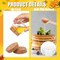 30 Pack 3.4 oz Mini Hexagon Honey Jars with Spoon, Empty Plastic Honey Jars with Wooden Spoons Thank You Tag Cork Cap and Rope for Wedding Favors Baby Shower Party Guests Gifts Cork Cap